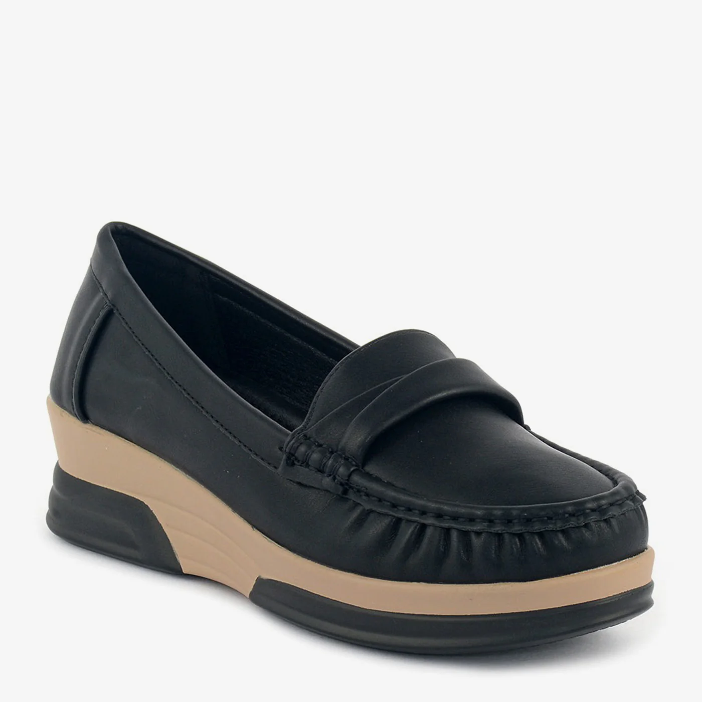 Stacked Sole Moccasin
