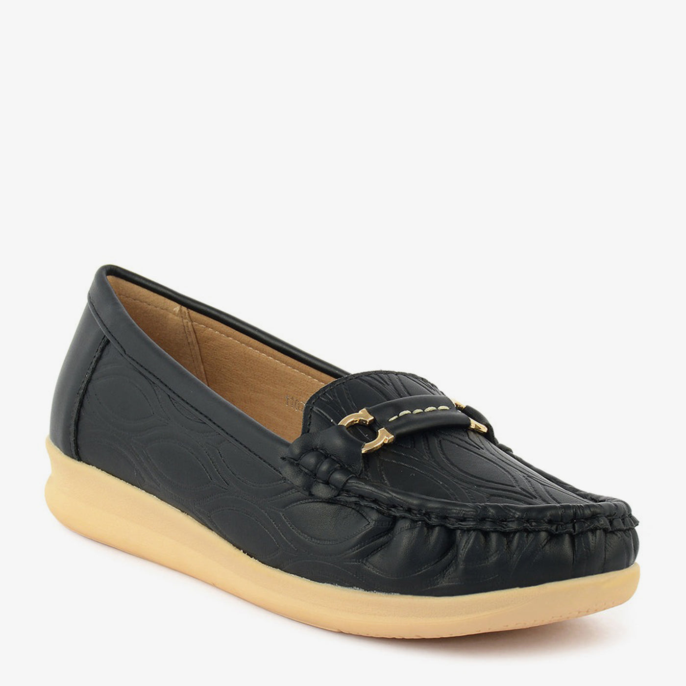 Metallic Bit Moccasins