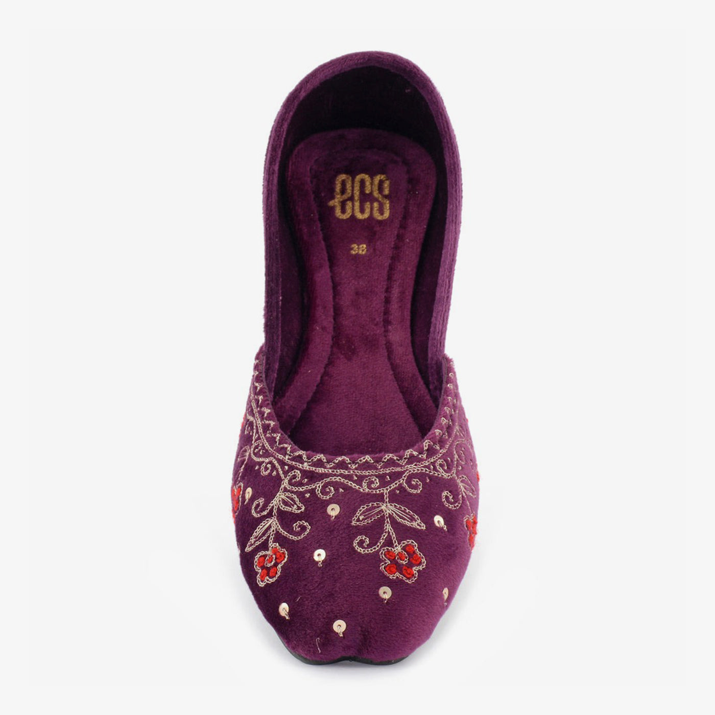 Silky Velvet Khussa - Image 4
