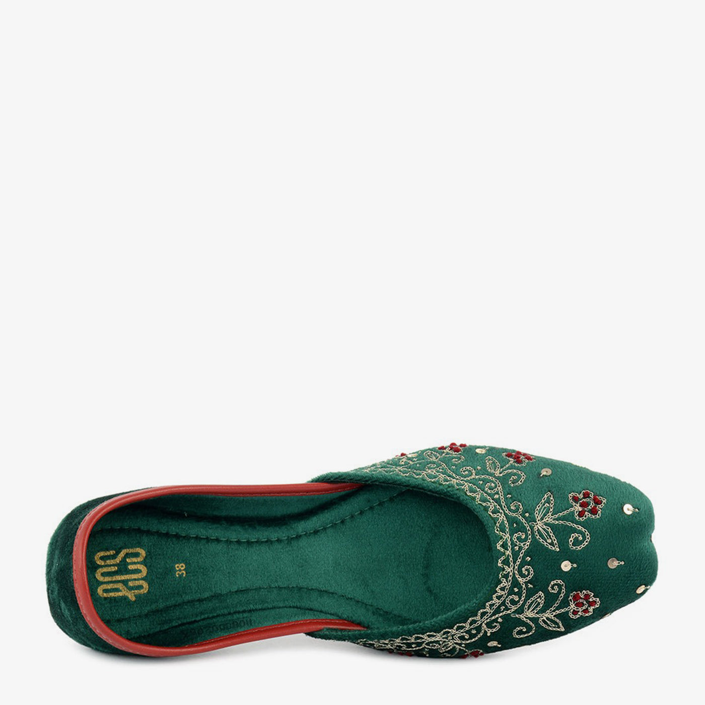 Silky Velvet Khussa - Image 7