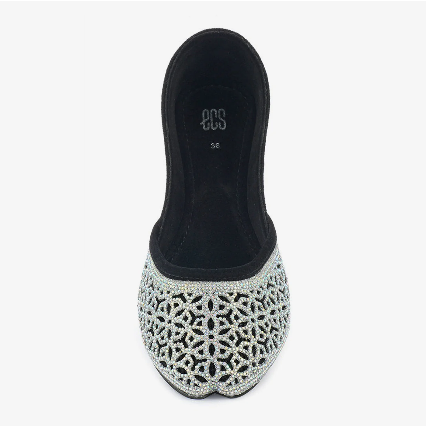 Black Embroidered Khussa - Image 4