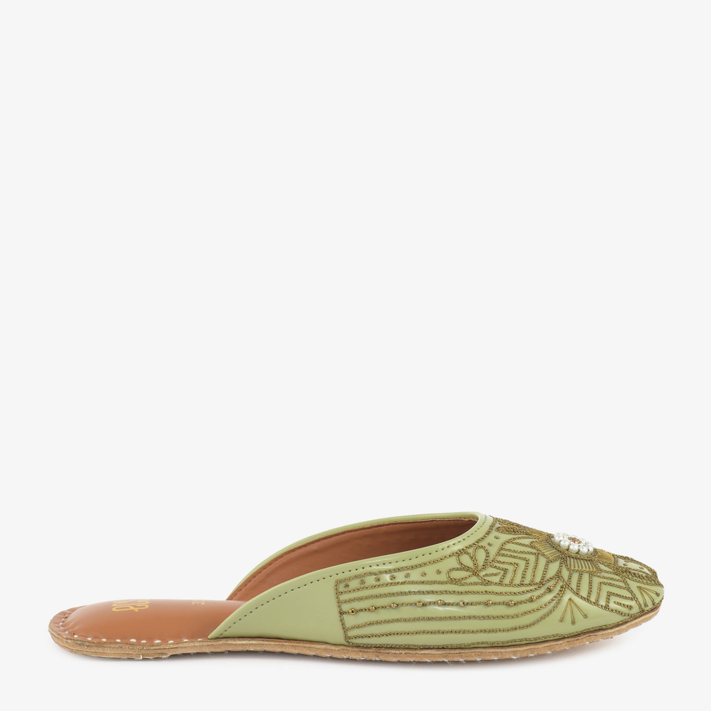 Embroidered Khussa Mules - Image 3
