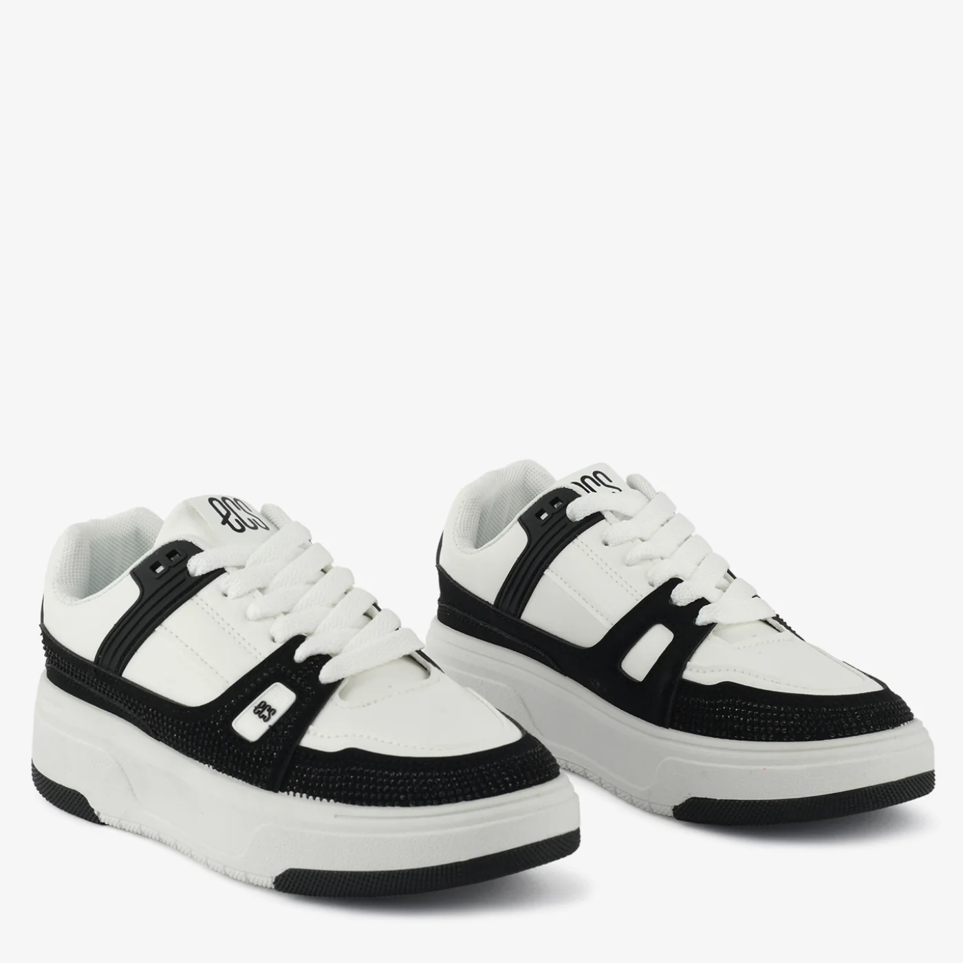 Two-Tone Platform Sneakers - Image 2