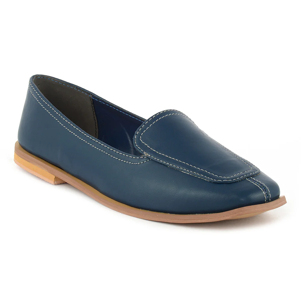 Square-Toe Loafers