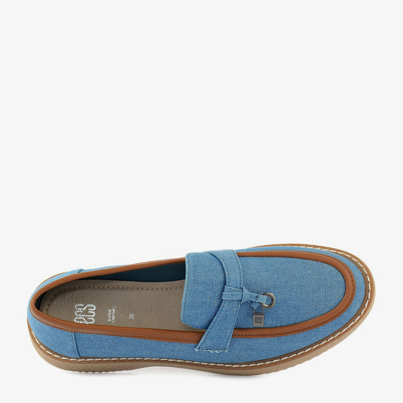 Denim Loafer Pump - Image 3