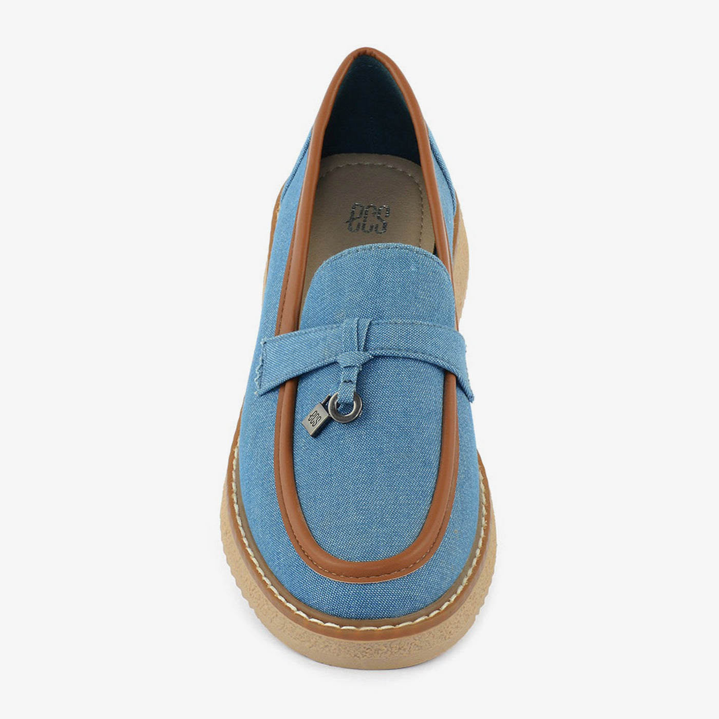 Denim Loafer Pump - Image 4