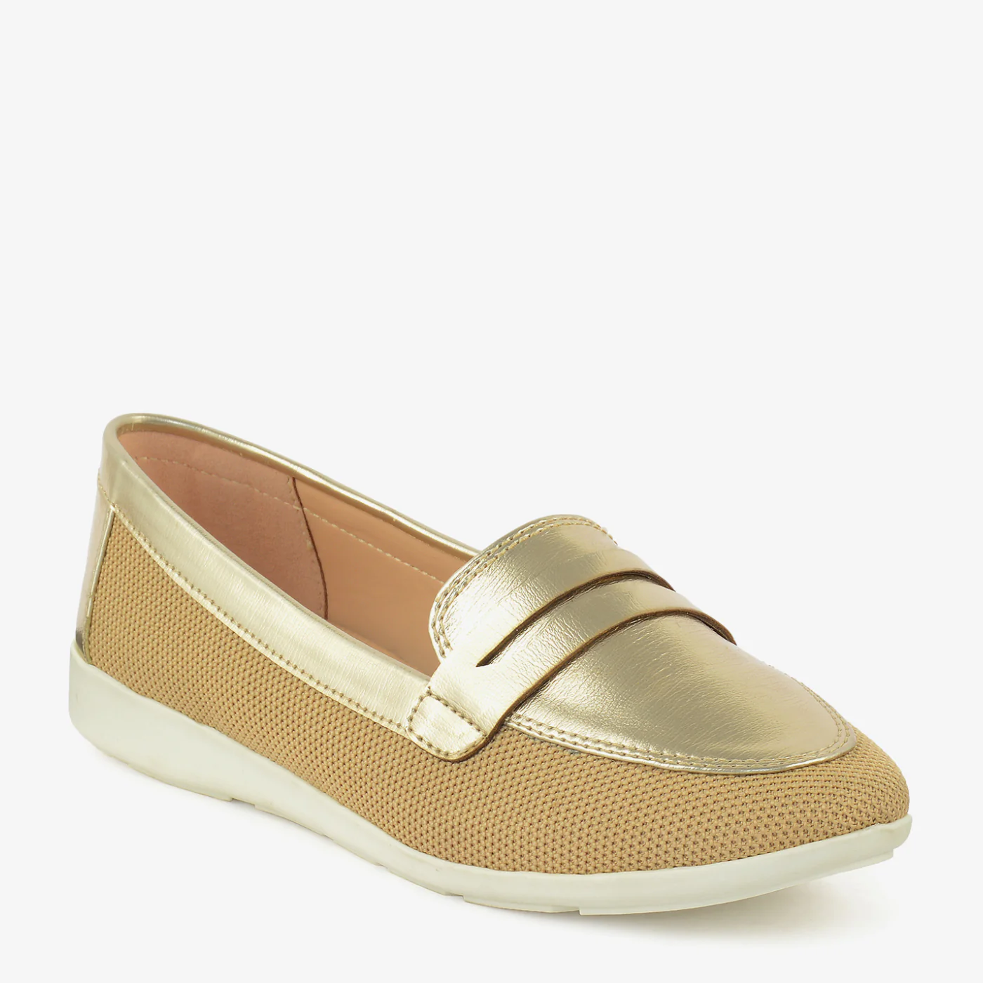 Golden Glow Loafers