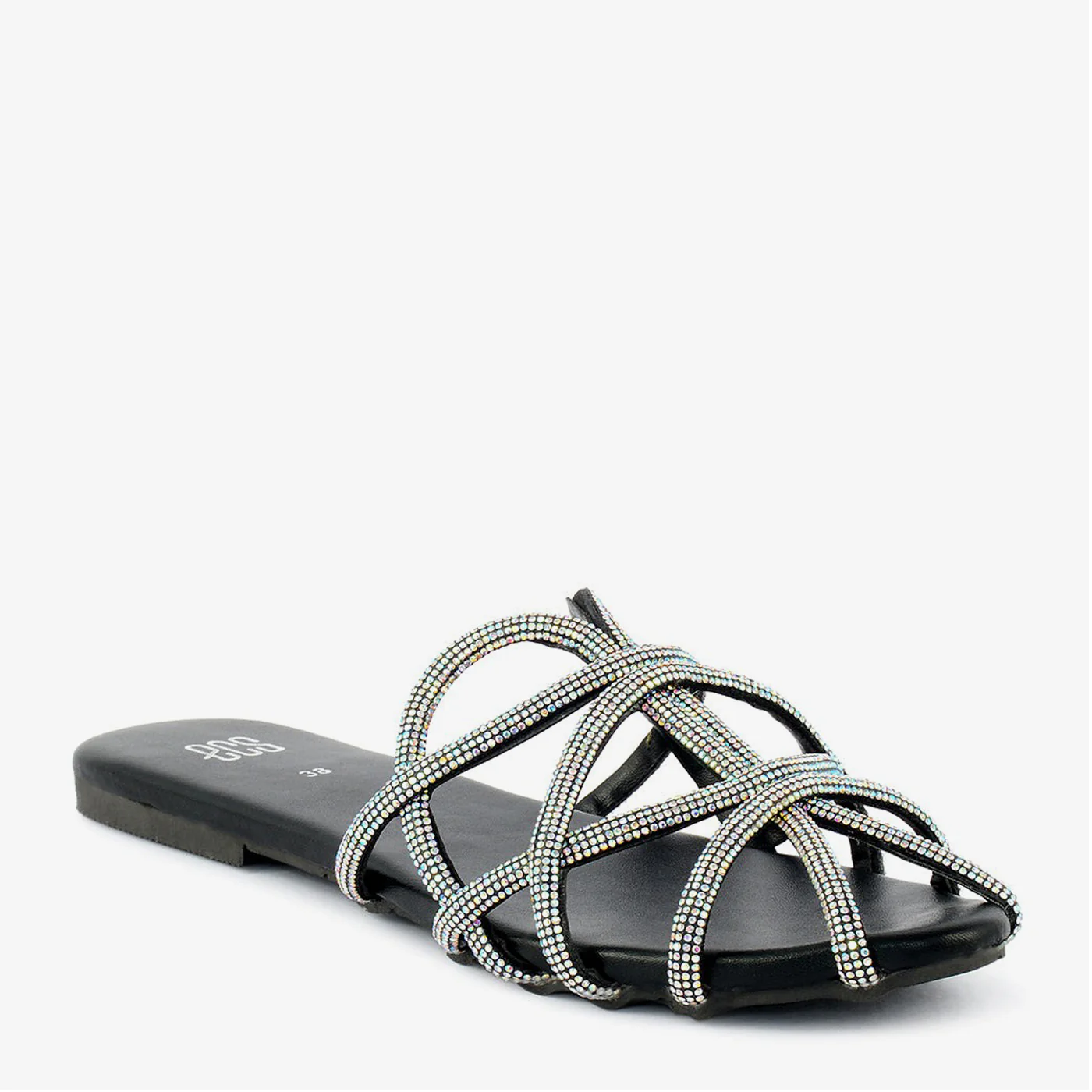 Sparkle Strap Slides