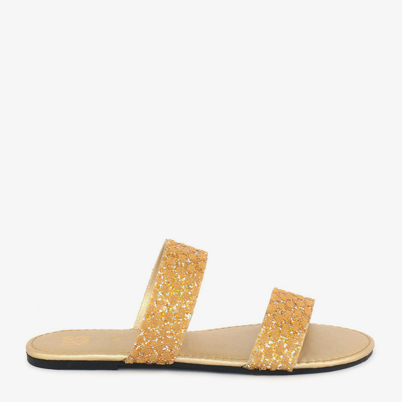 Round-Toe Glittery Slippers - Image 6