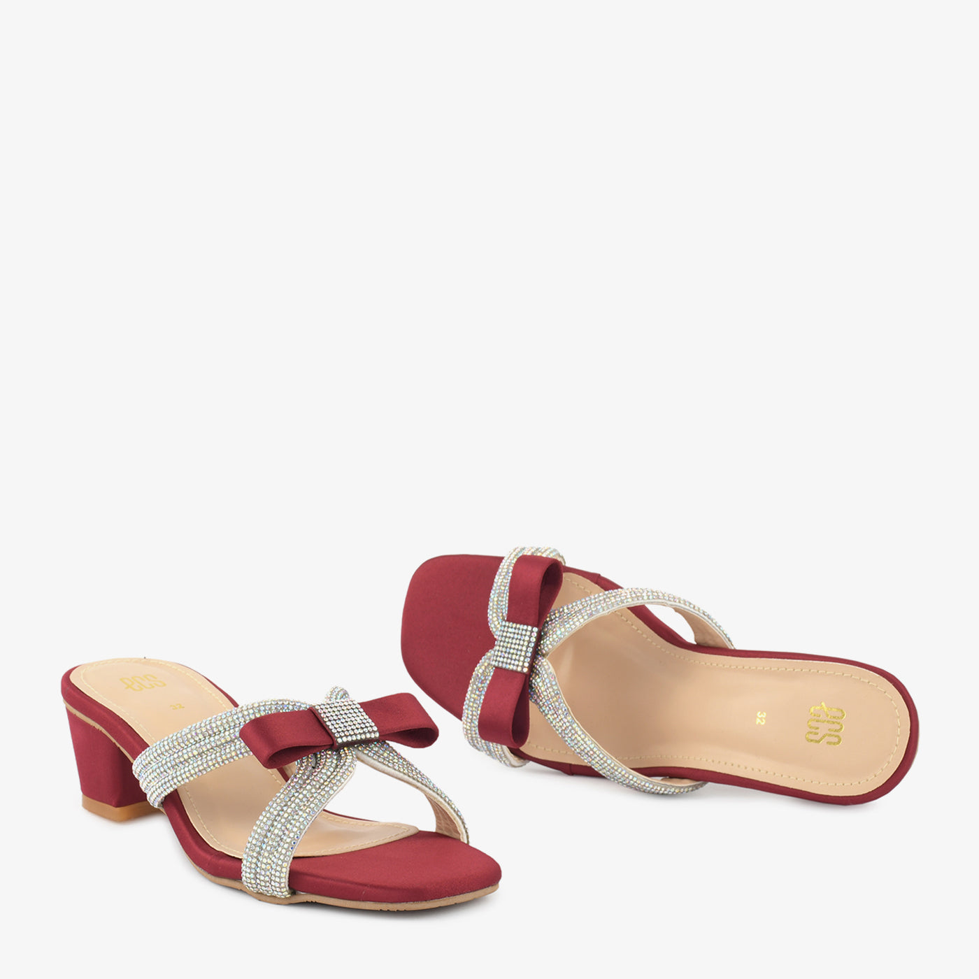 Embellished Bow Slides - Image 2