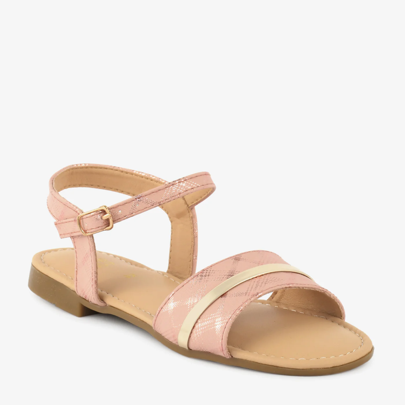 Rosebud Shimmer Sandals
