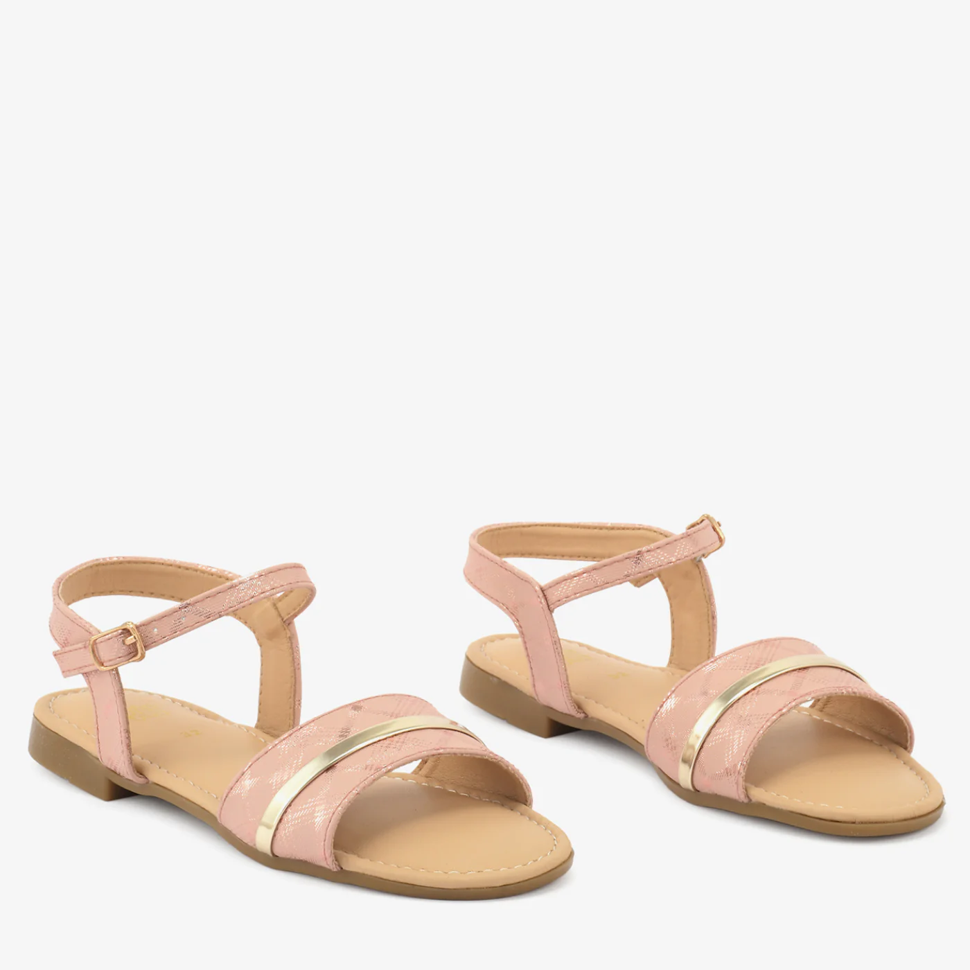 Rosebud Shimmer Sandals - Image 2