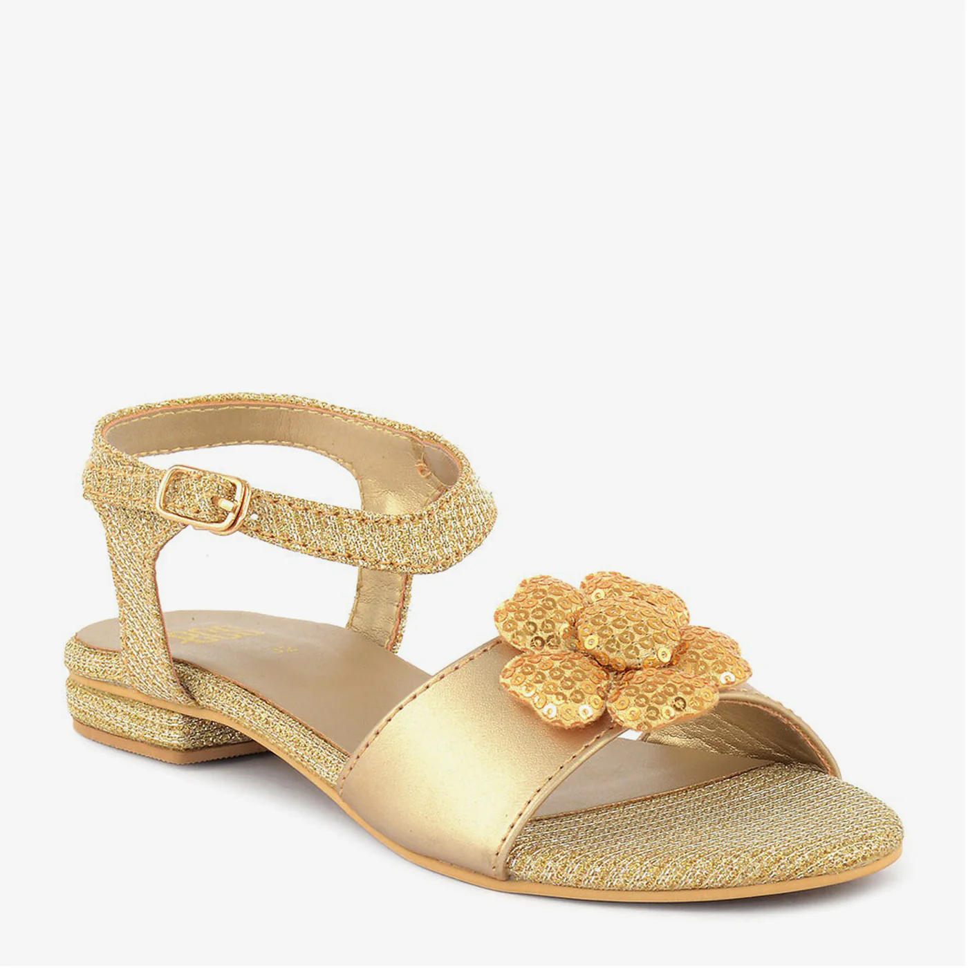 Golden Bloom Sandal