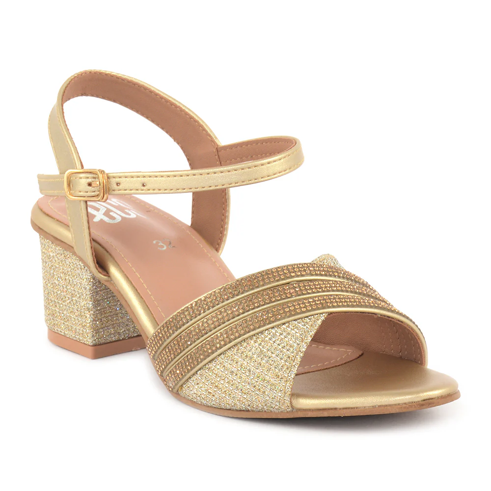 Glam Embellish Buckle Shoes