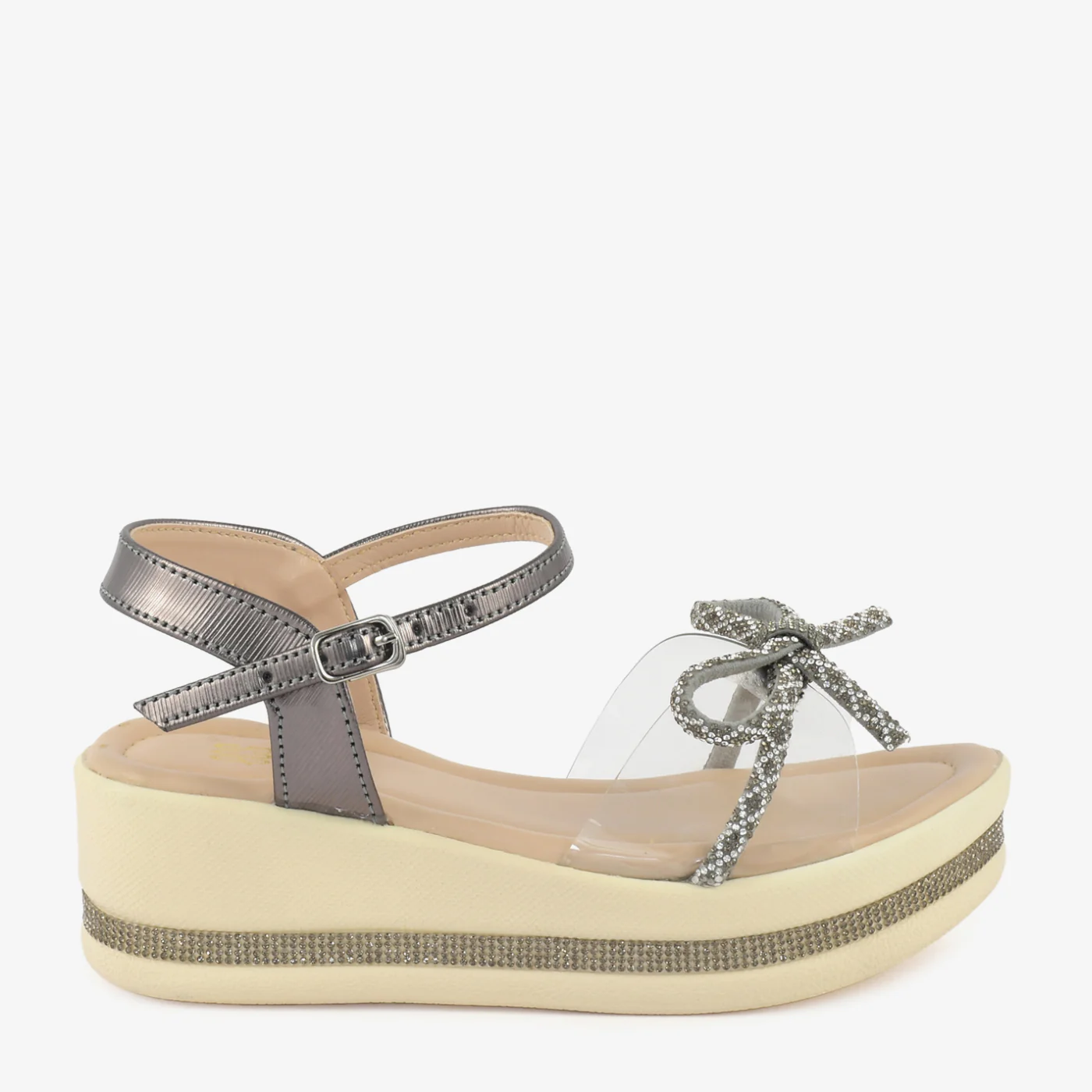 Bow Platform Sandals - Image 3