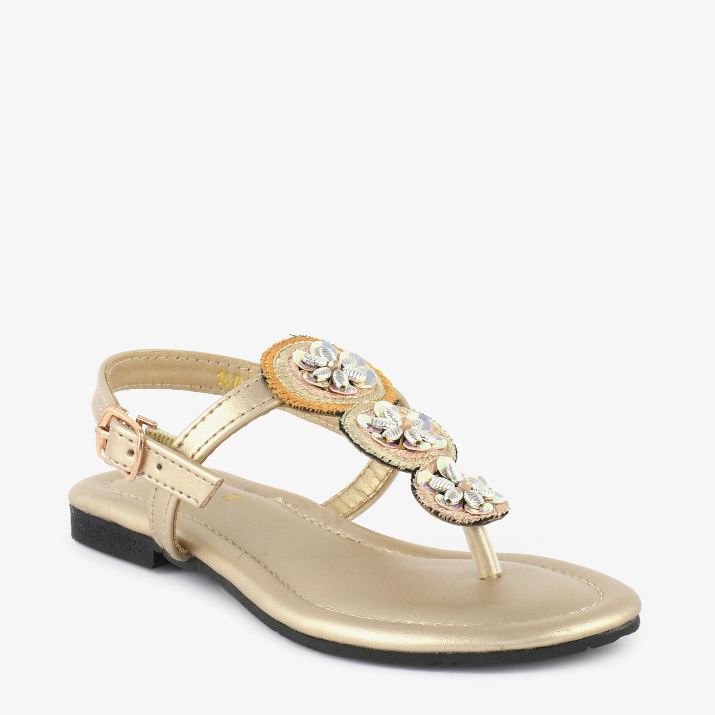 Golden Bloom Thongs