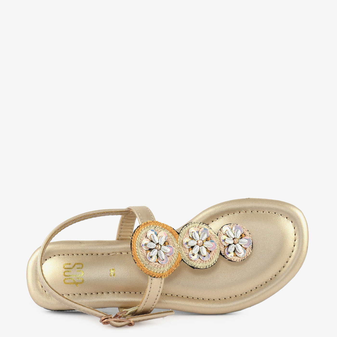 Golden Bloom Thongs - Image 4