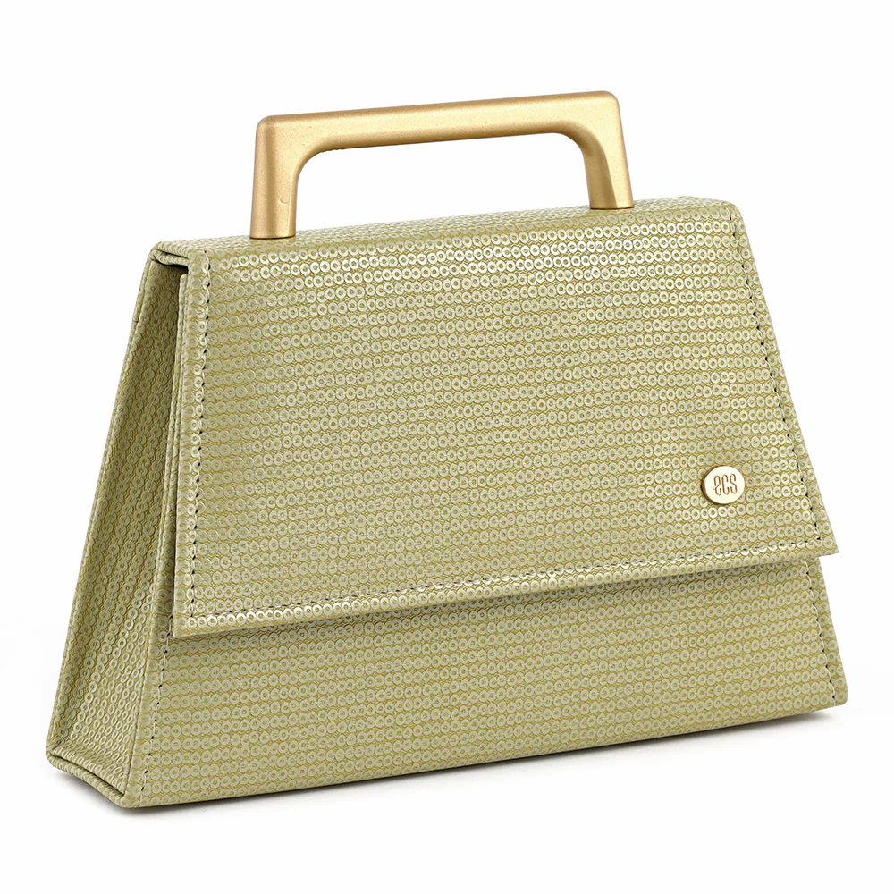 Shiny Sequin textured Clutch - Image 10