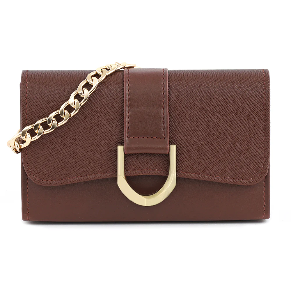 Buckled Matte Clutch
