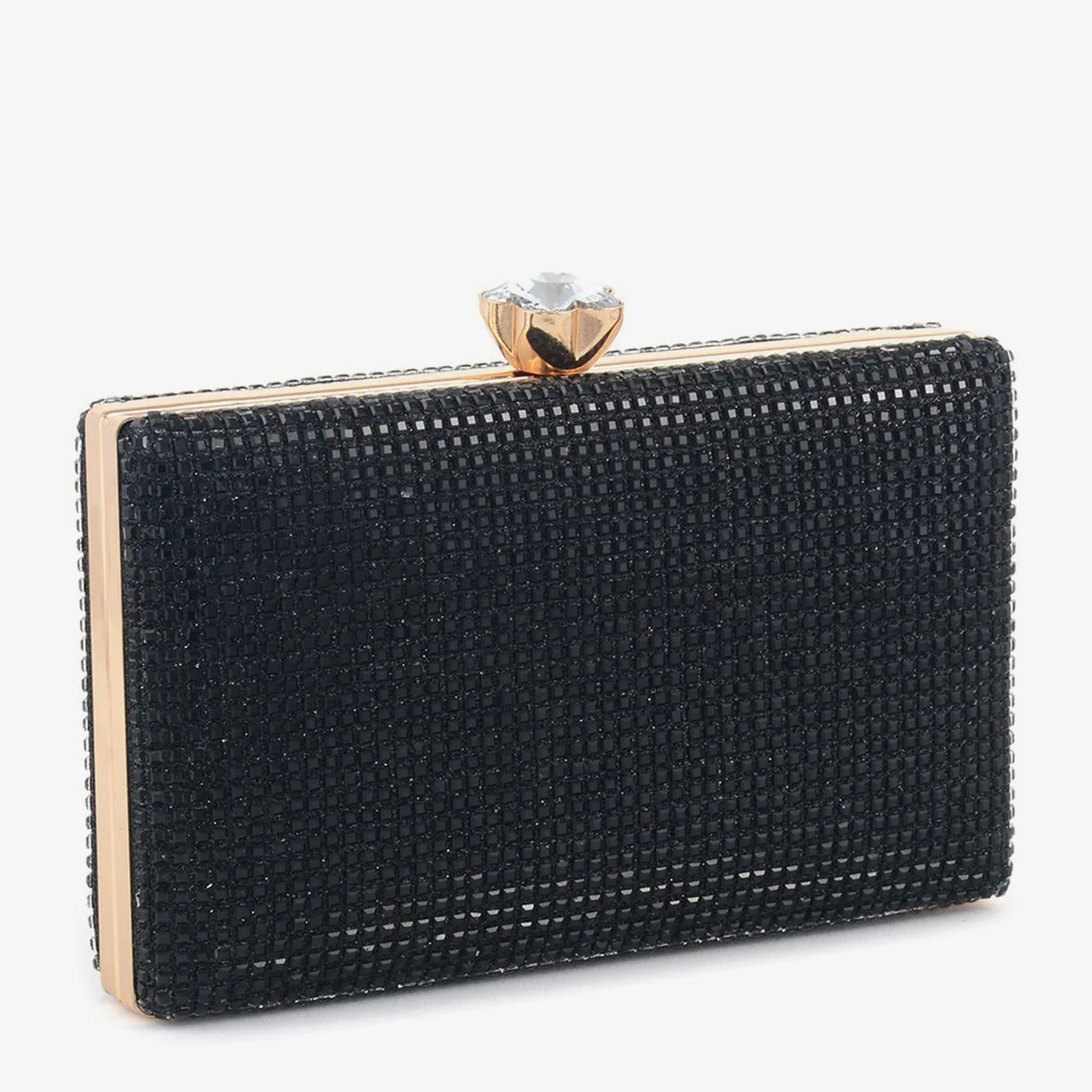 Textured Chain Clutch - Image 3