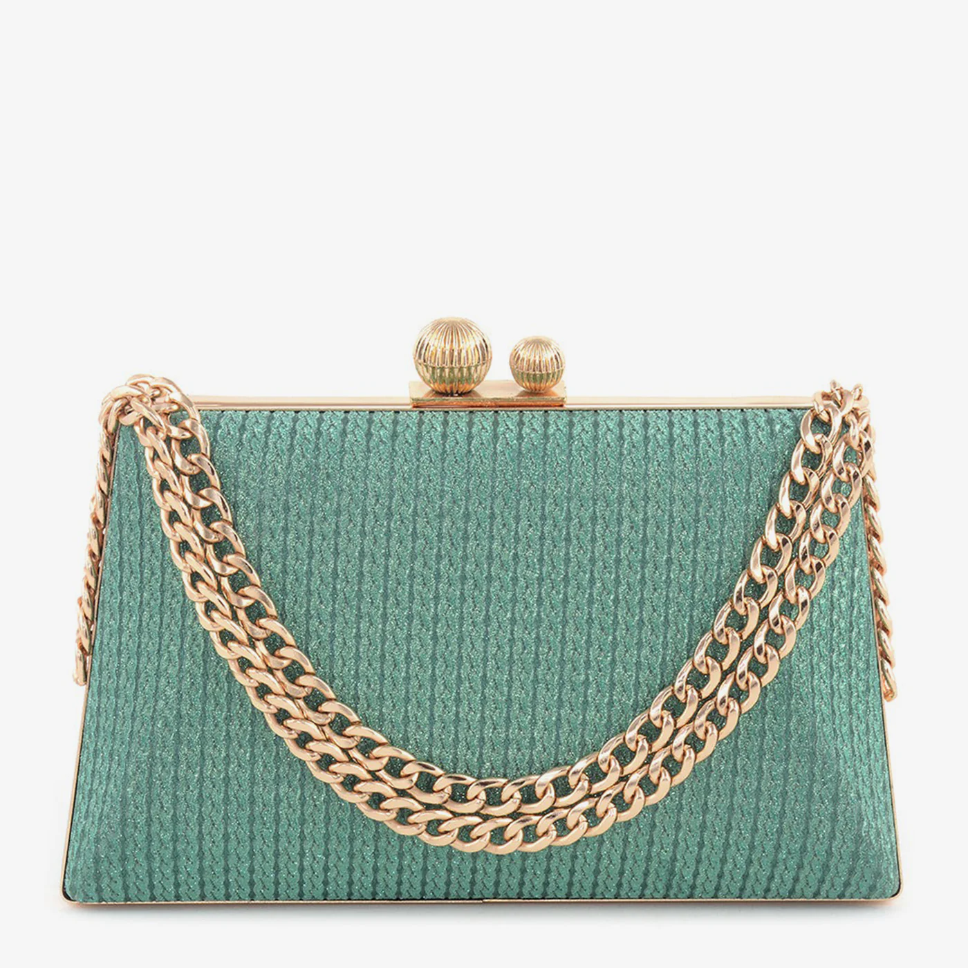 Textured Chain Clutch - Image 10