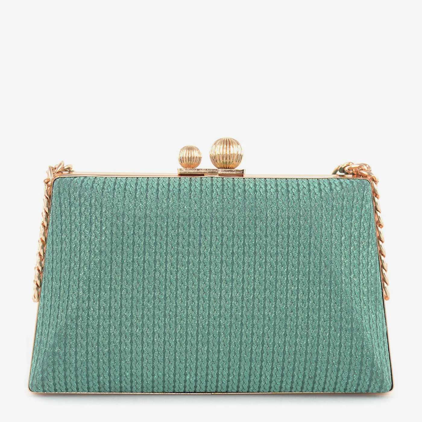 Textured Chain Clutch - Image 11