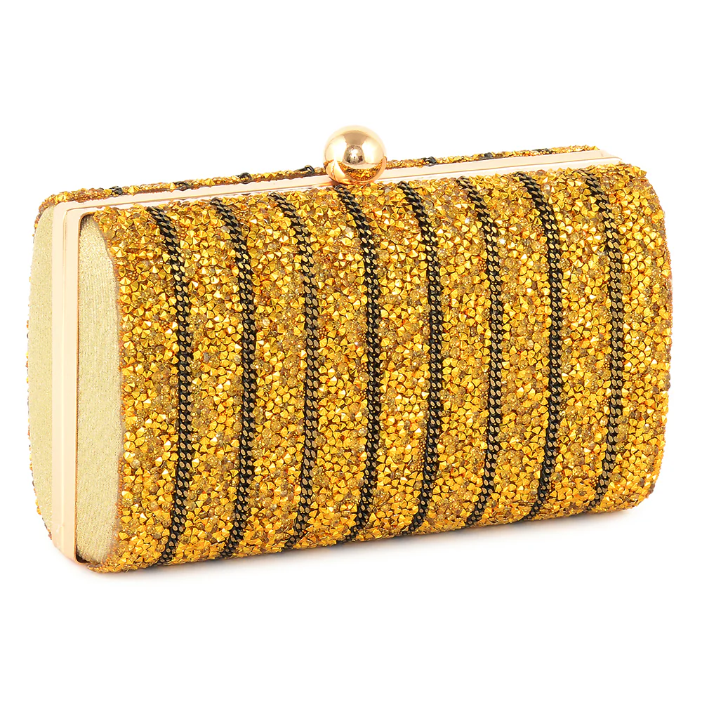 Striped Sparkle Clutch - Image 10