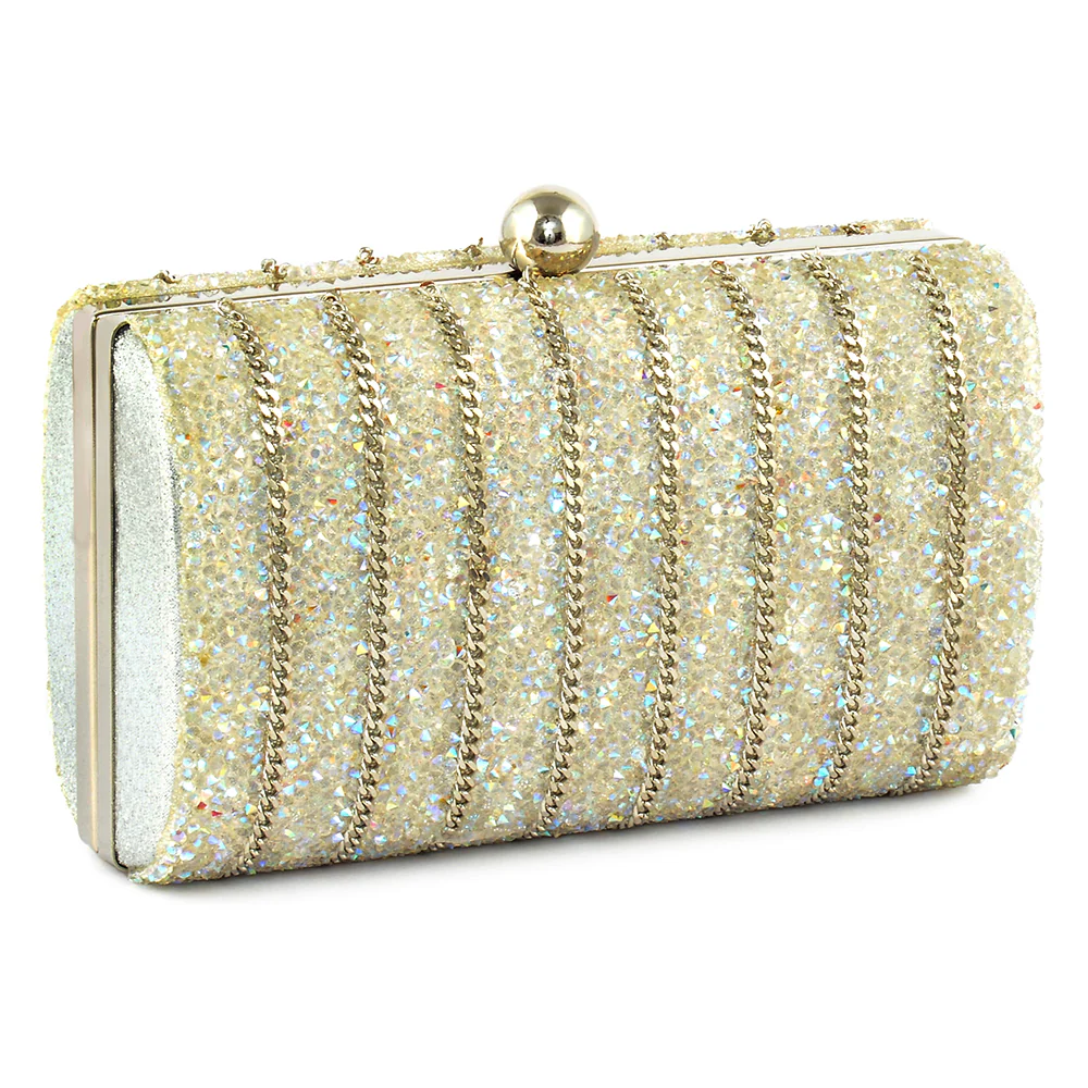 Striped Sparkle Clutch - Image 13
