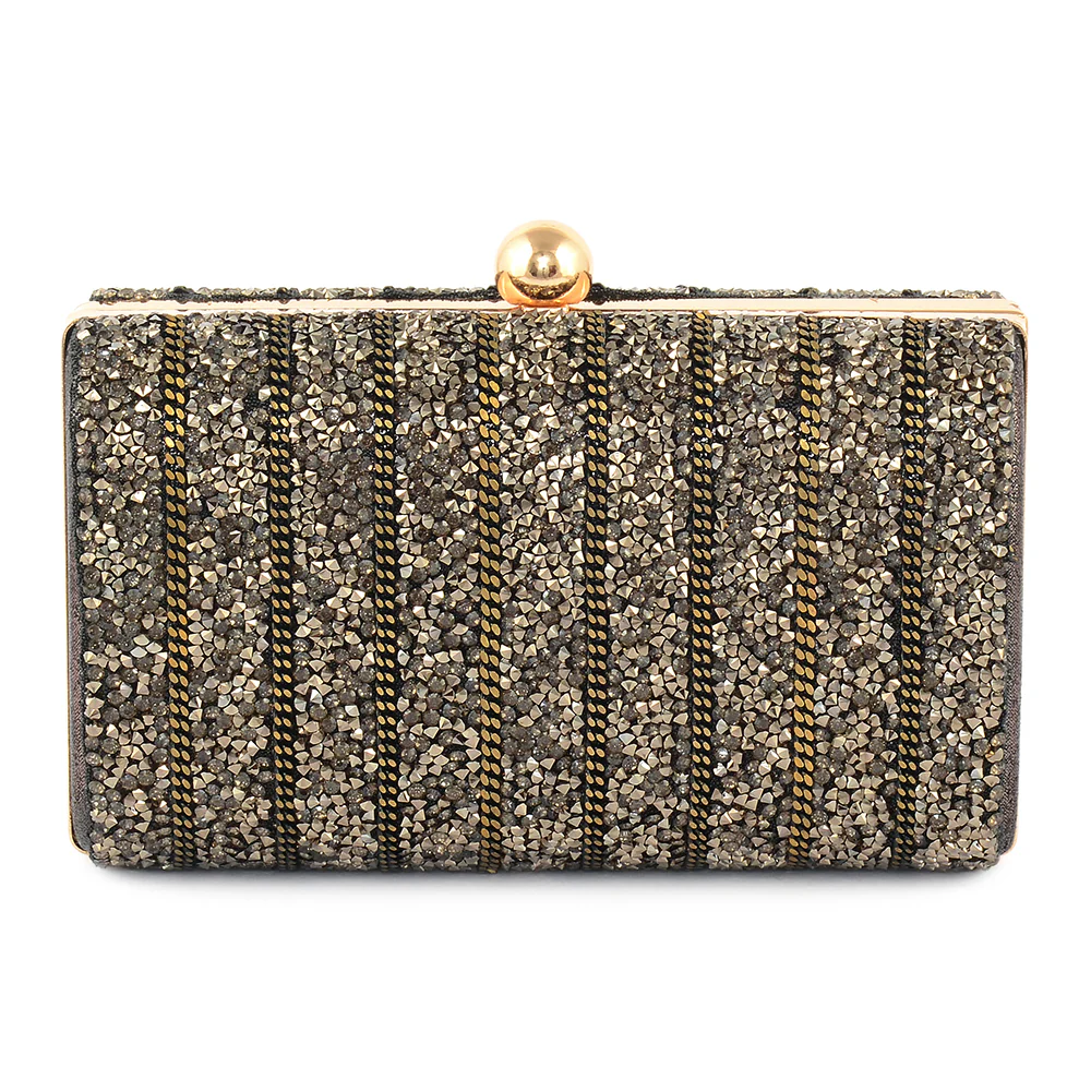 Striped Sparkle Clutch - Image 6
