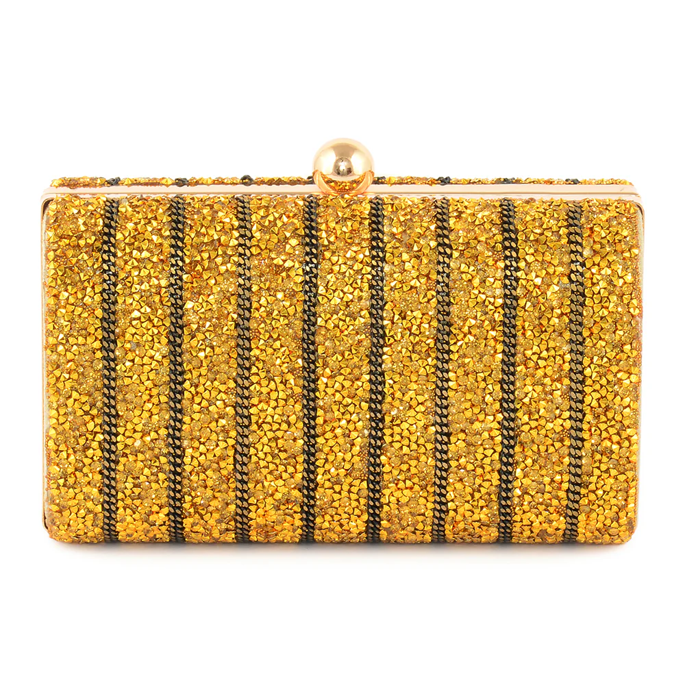 Striped Sparkle Clutch - Image 8