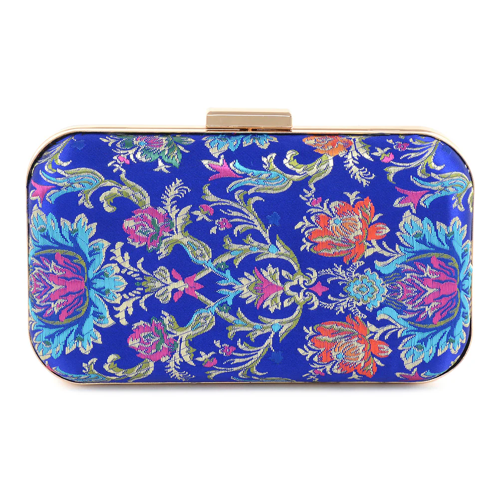 Print Perfection Chain Clutch