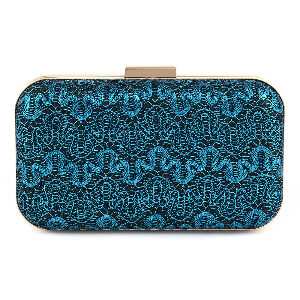 Embroidered Elegance Clutch - Image 2