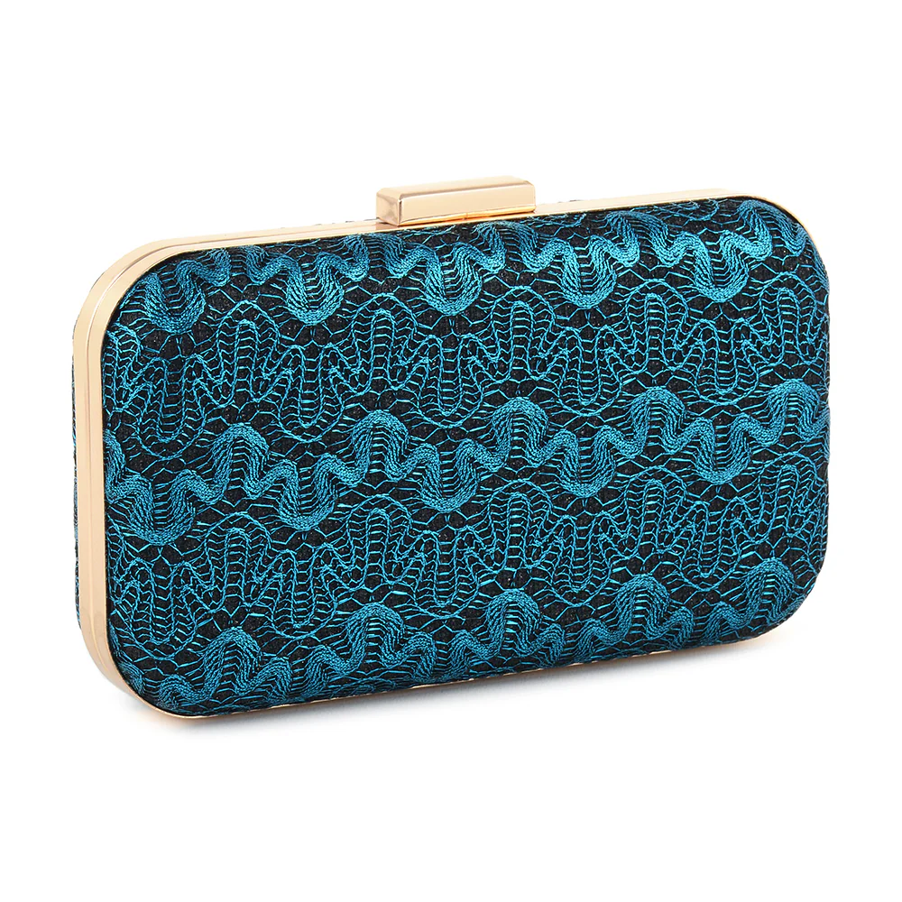 Embroidered Elegance Clutch - Image 3