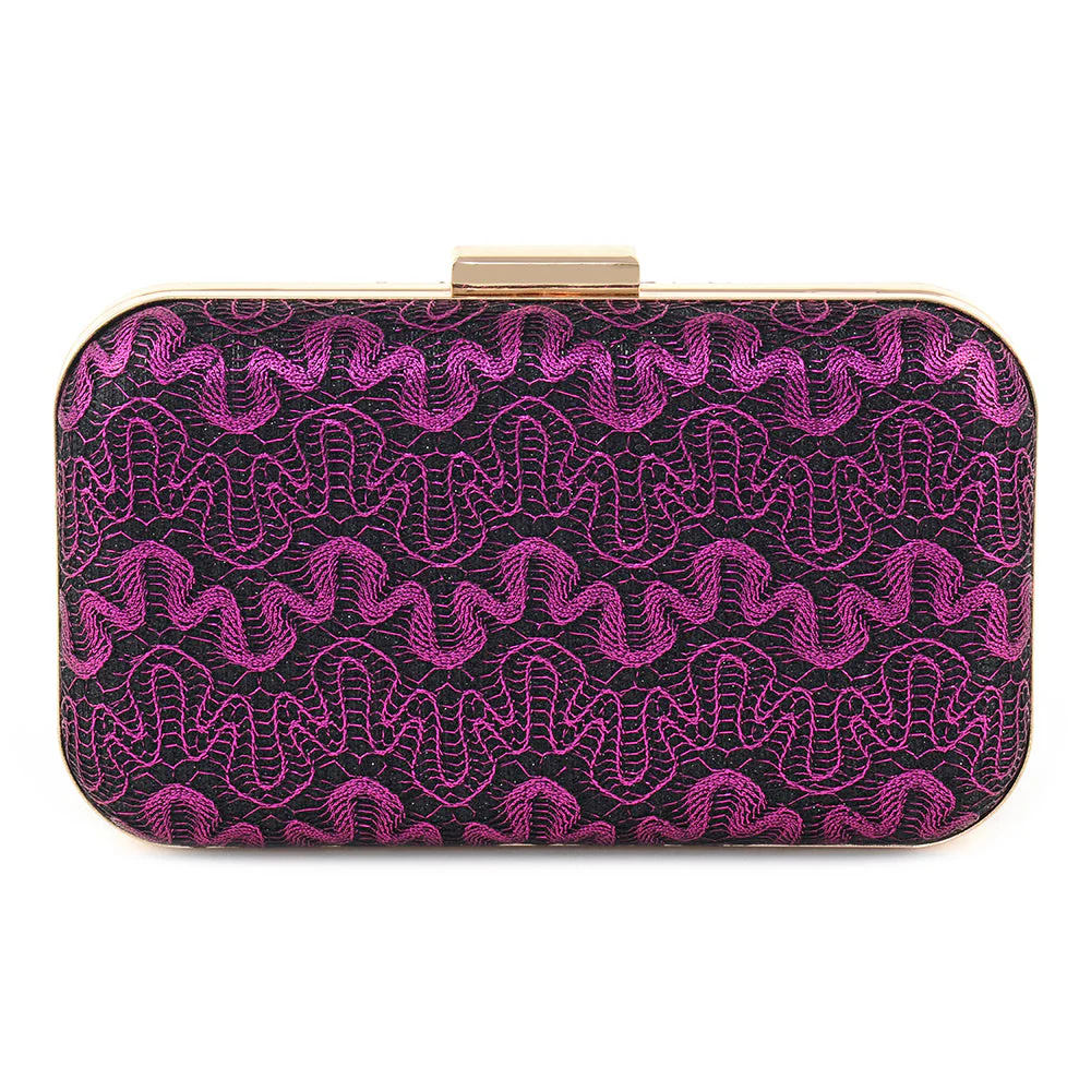 Embroidered Elegance Clutch - Image 8