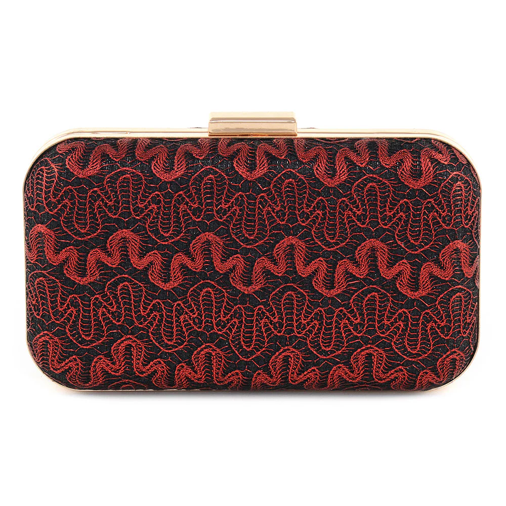 Embroidered Elegance Clutch - Image 9