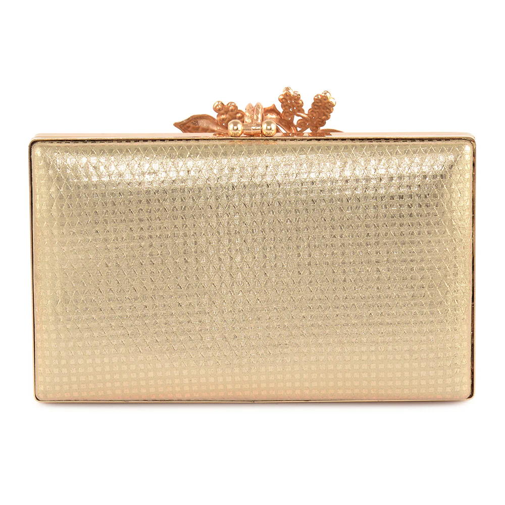 Shiny Buckle Chain Clutch - Image 2