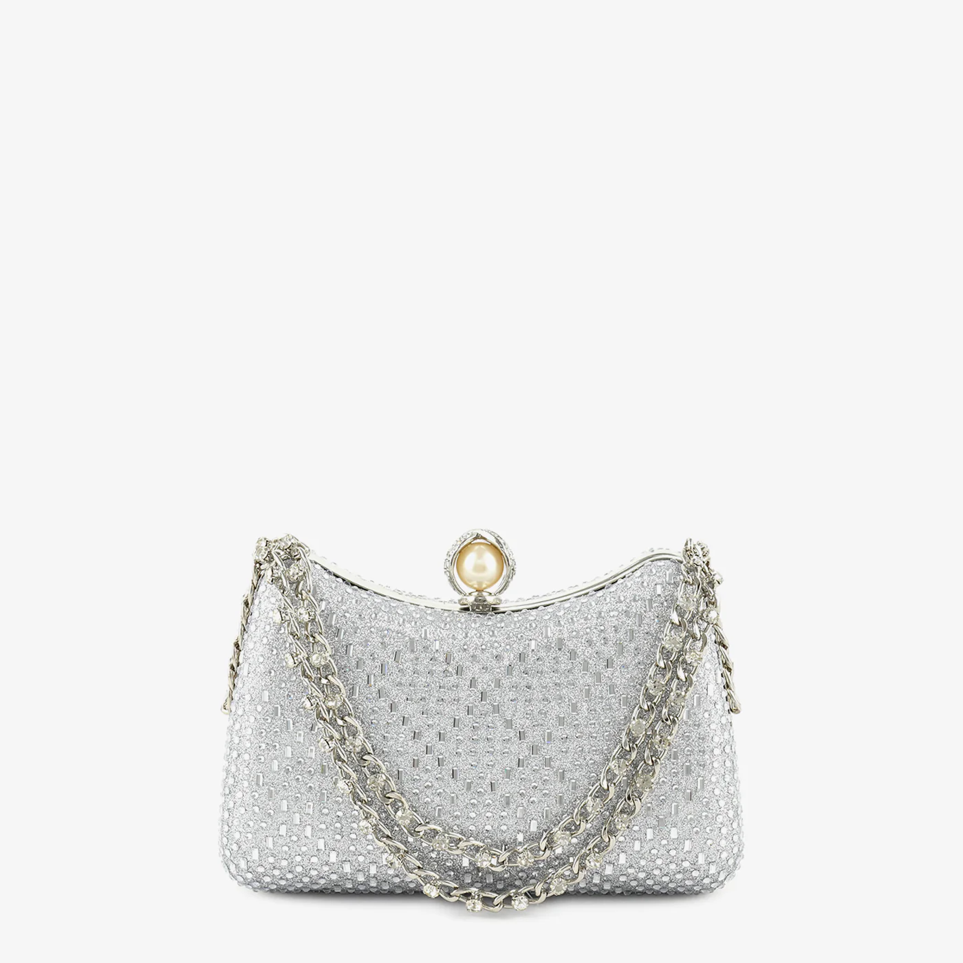 Pearl Charm Clutch