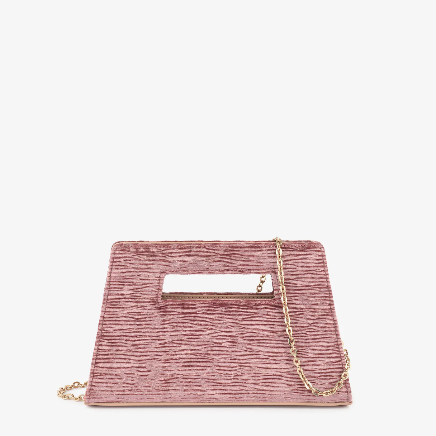 Textured Cutout Clutch
