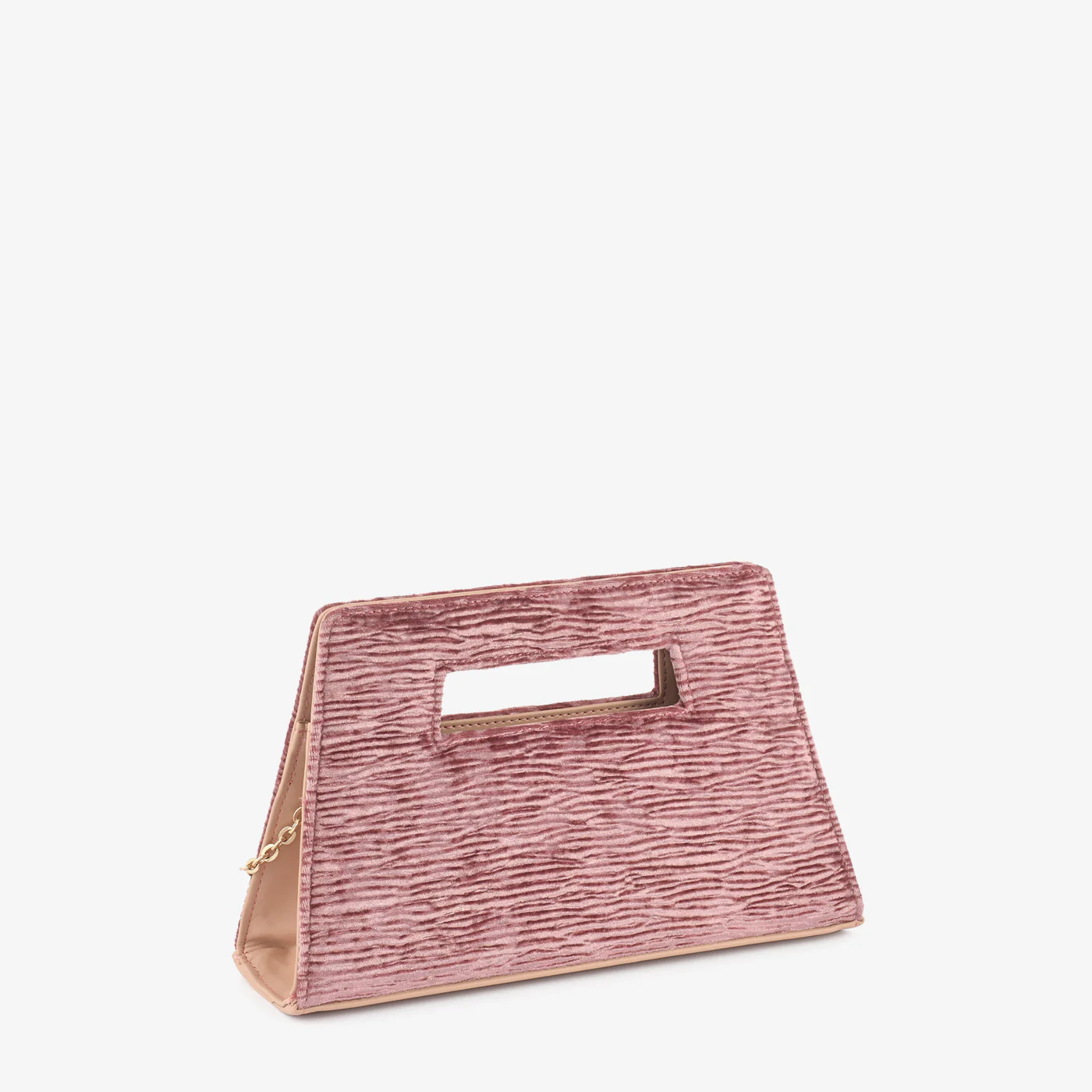 Textured Cutout Clutch - Image 3