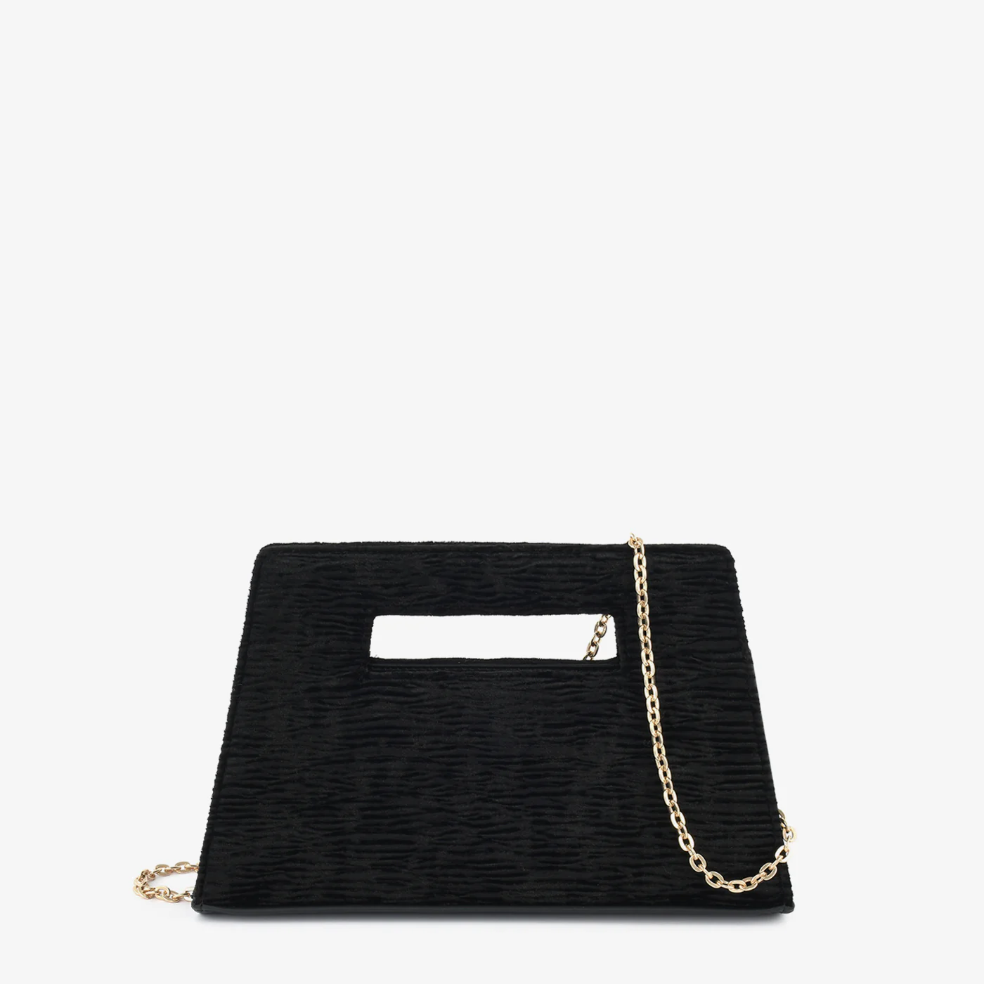 Textured Cutout Clutch - Image 5