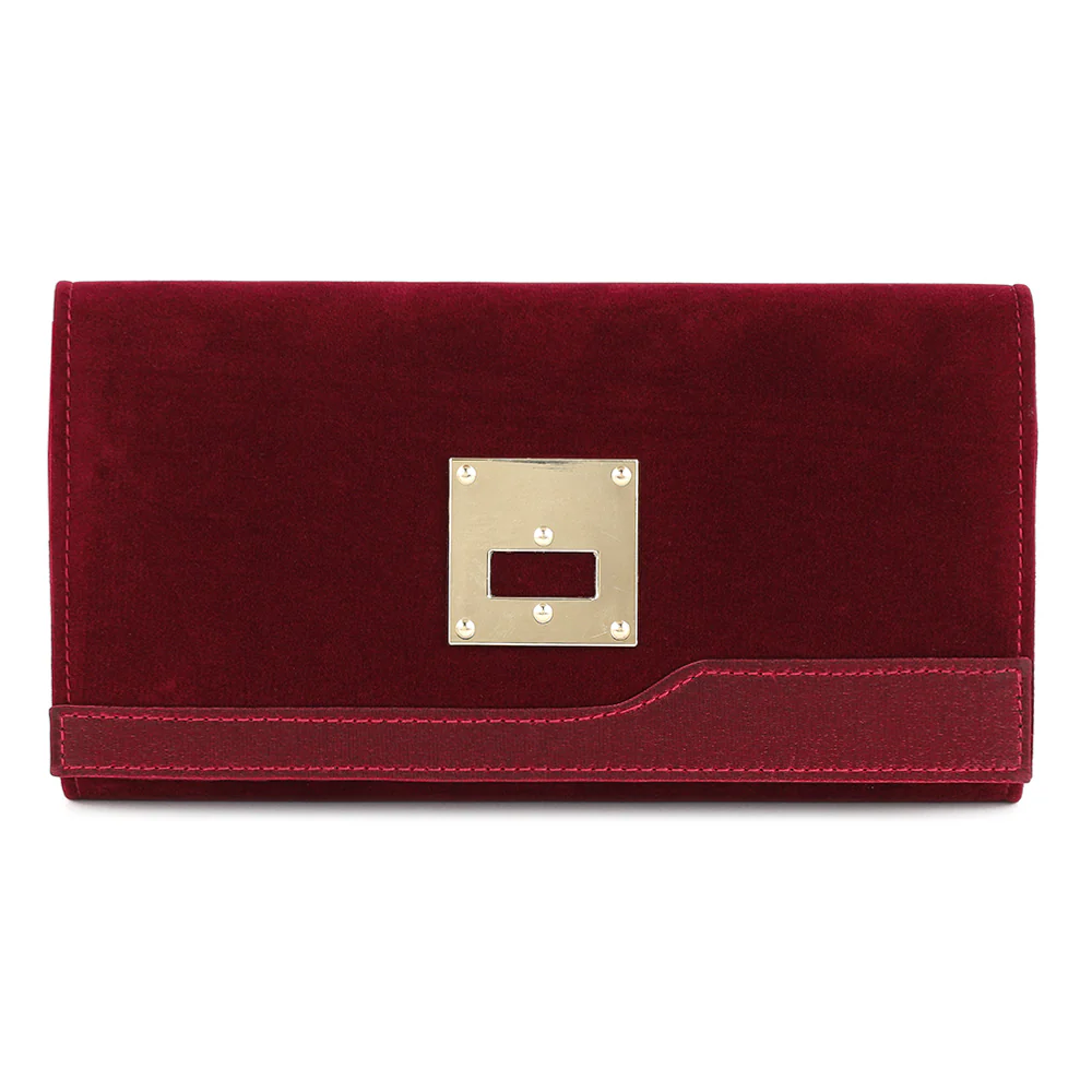 Suede Clutch