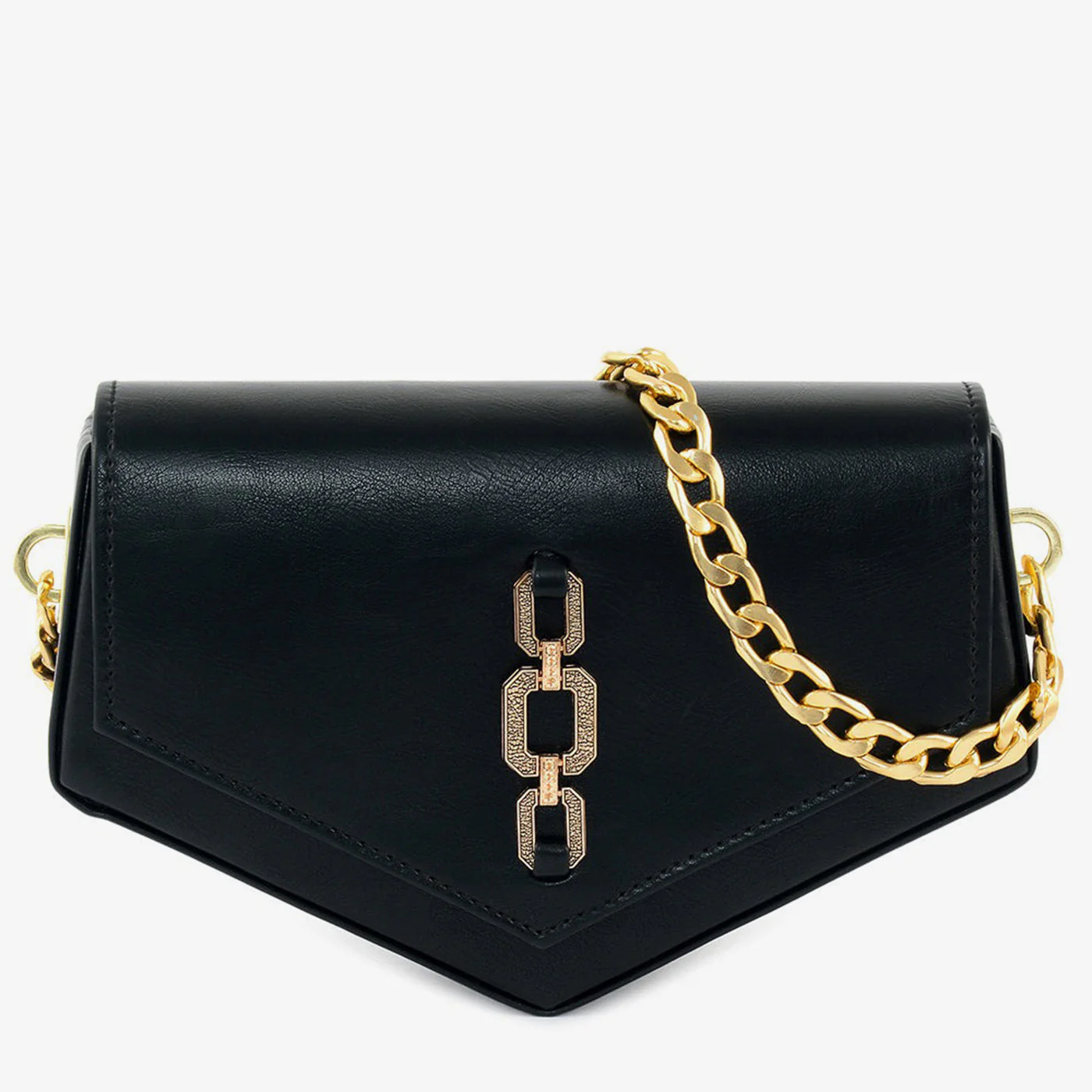 Sleek Buckle Shoulder Bag - Image 11