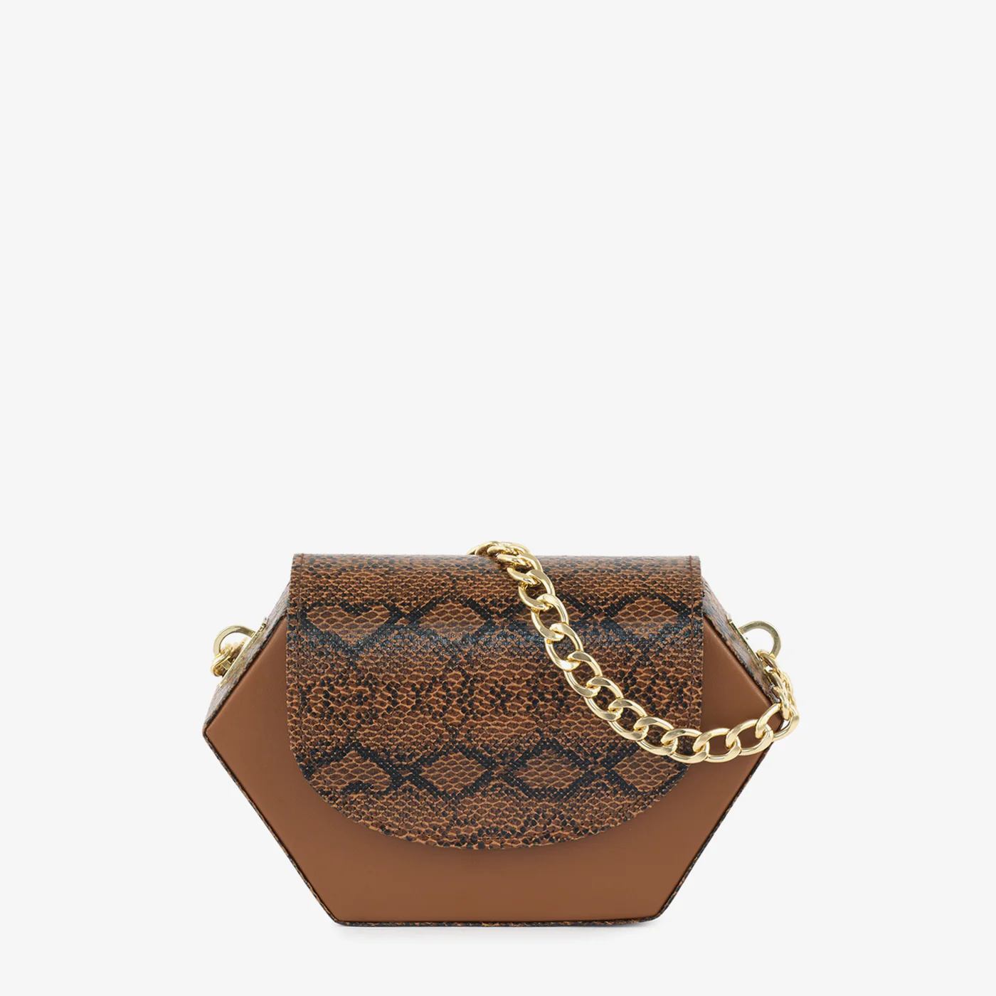Hexagon Chic Shoulder Bag