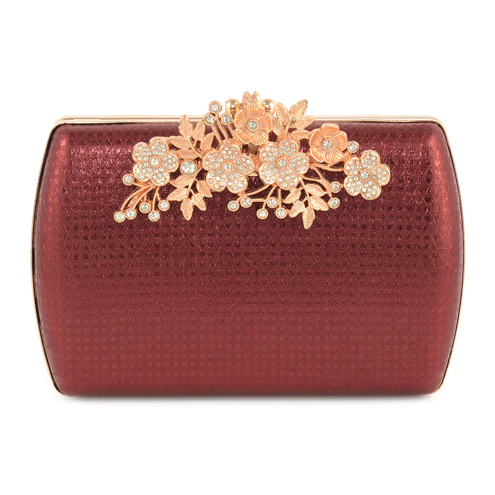 Shiny Buckle Clutch - Image 5