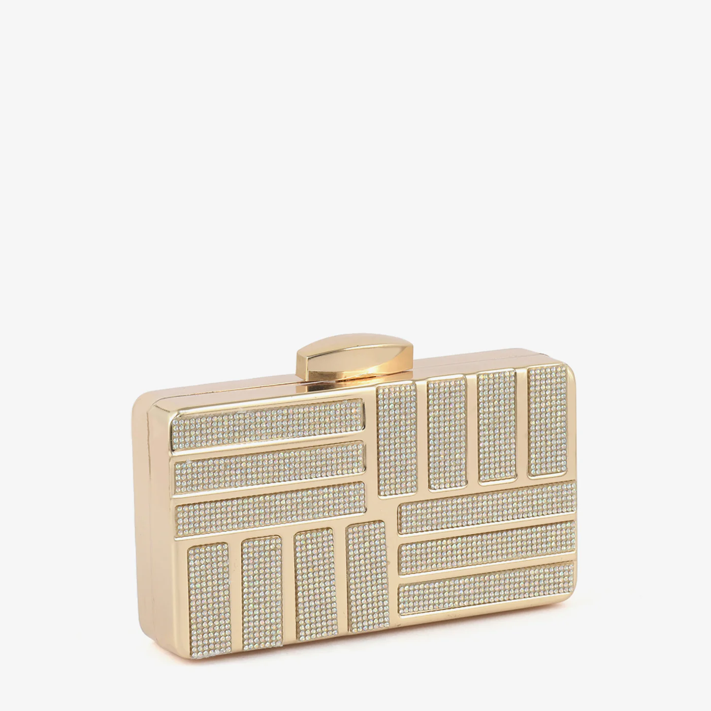 Golden Geometric Clutch - Image 3