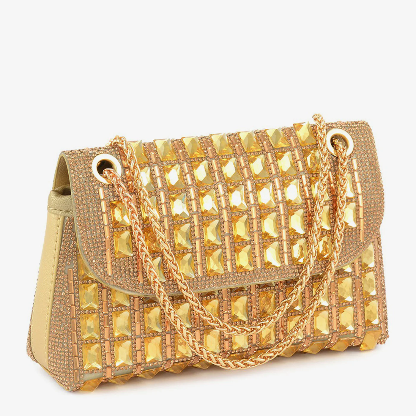 Gilded Opulence Shoulder Bag - Image 3