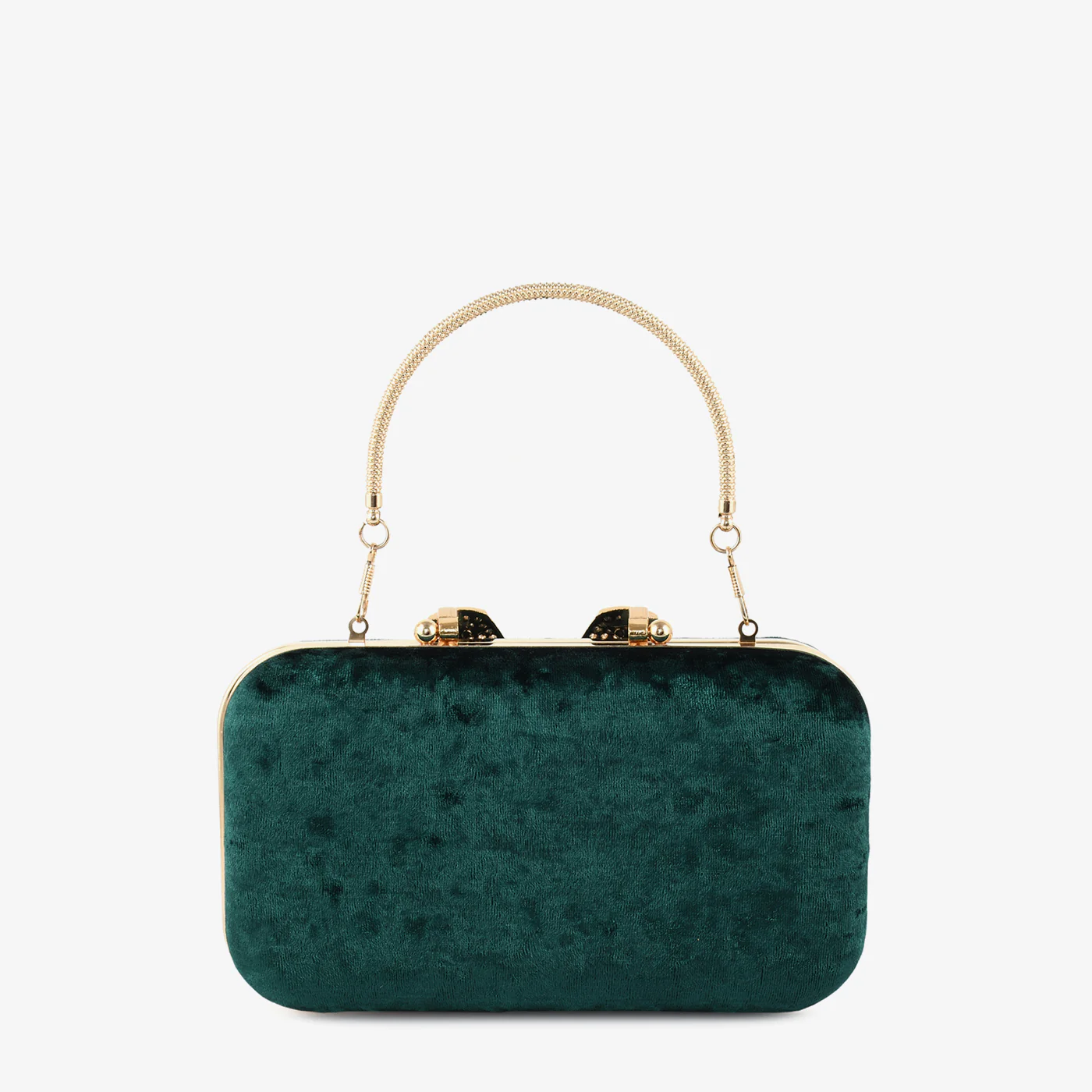 Velour V Glam Clutch - Image 11