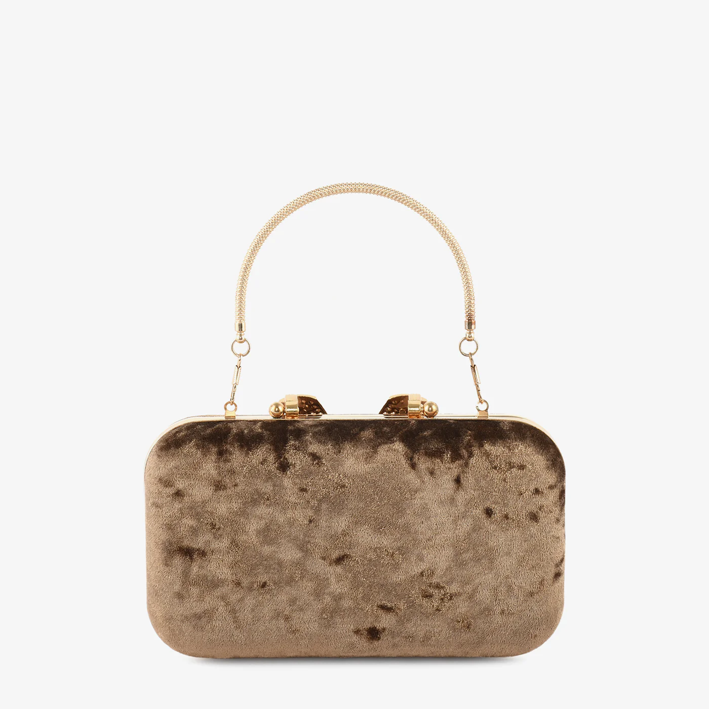 Velour V Glam Clutch - Image 17