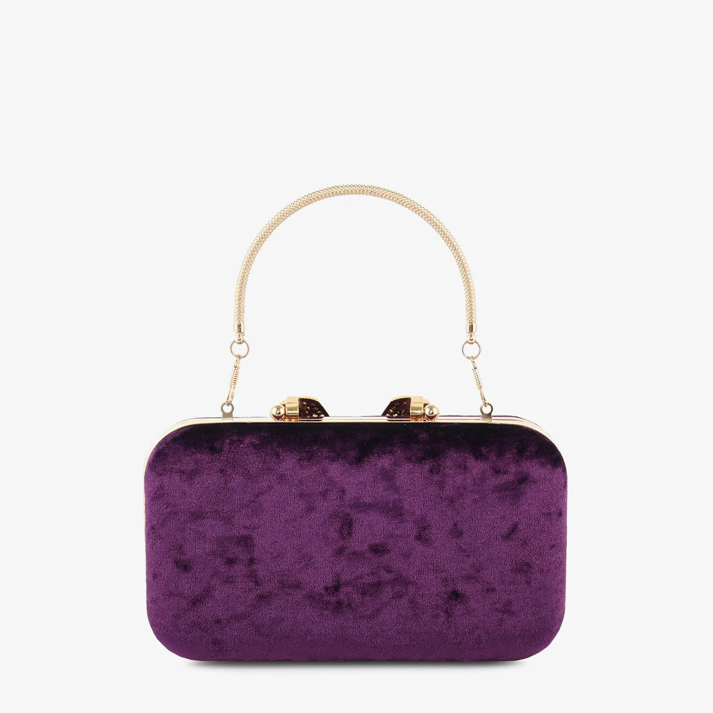 Velour V Glam Clutch - Image 2