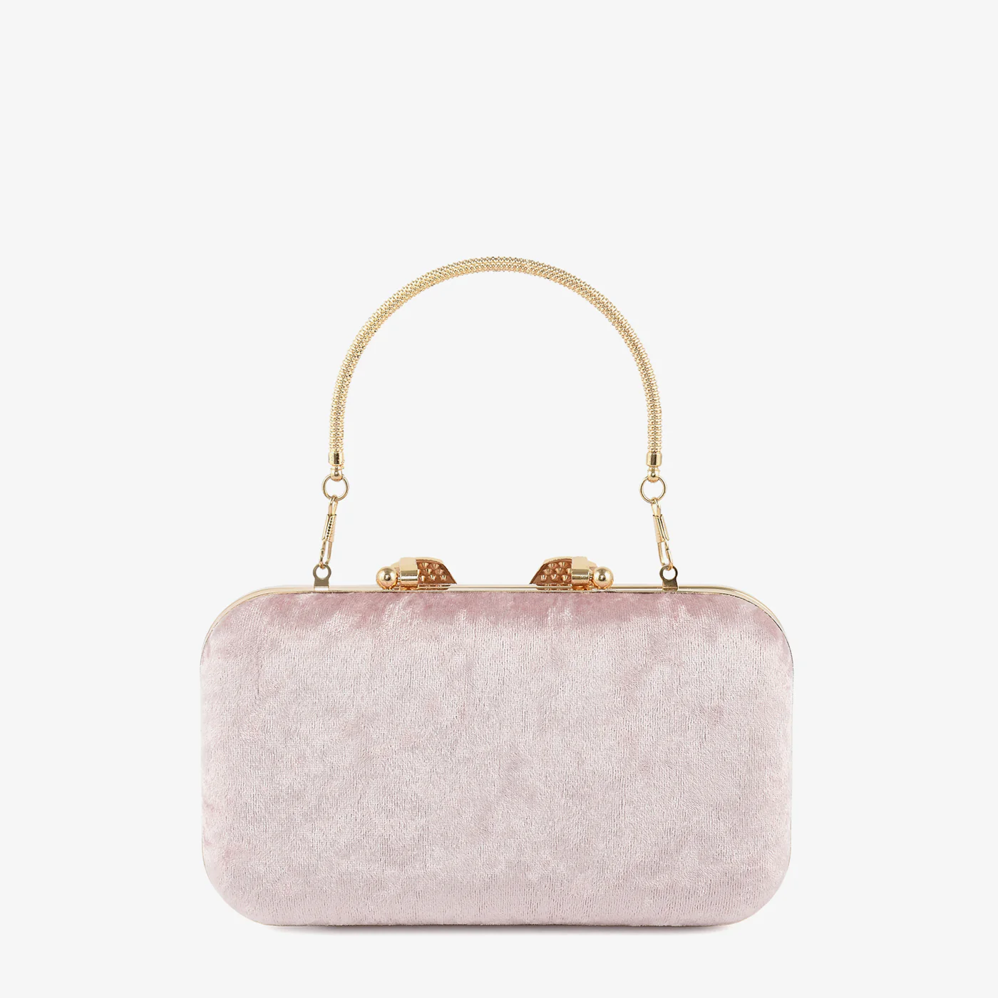 Velour V Glam Clutch - Image 5